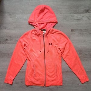 Under Armour Women's Neon Long Sleeve Zip-Up Hoodie Activewear Jacket Small S